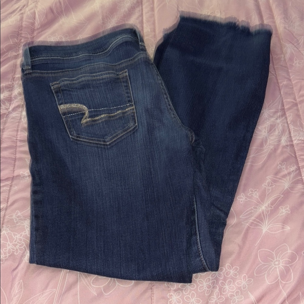 American Eagle Outfitters Blue Straight Leg Jeans